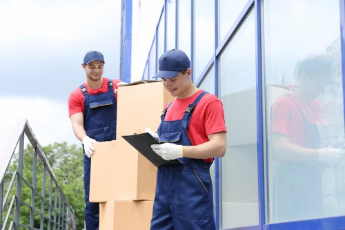 Man with Van helping load furniture in Chelsea