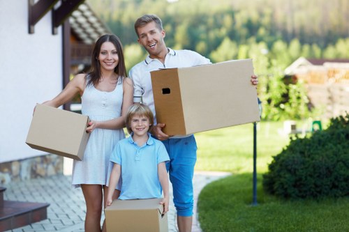 Packing office supplies for relocation in Manandvan Chelsea