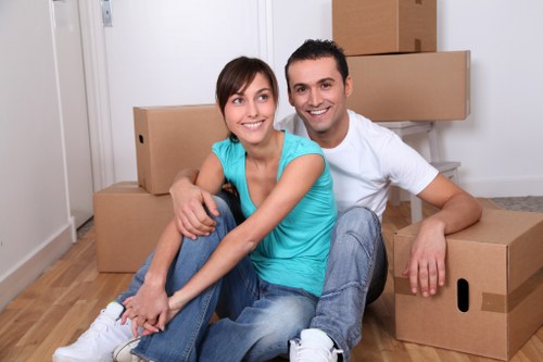 Secure storage units provided by Man and Van Chelsea